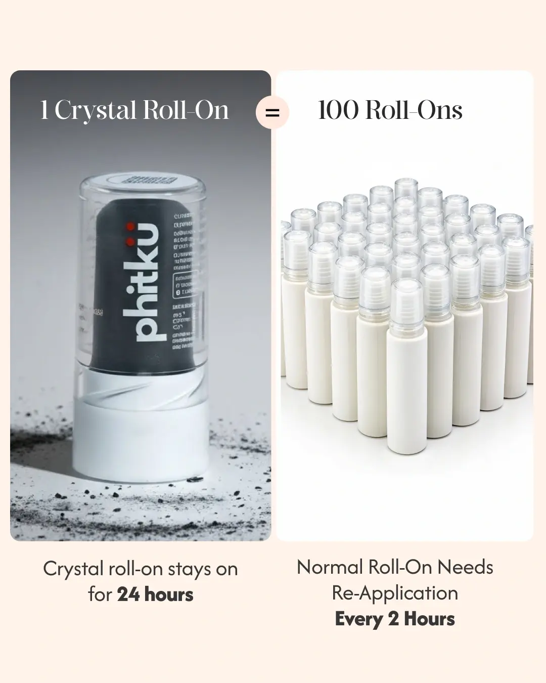 Alum Infused Crystal Roll-On Stick - Charcoal - Image 6