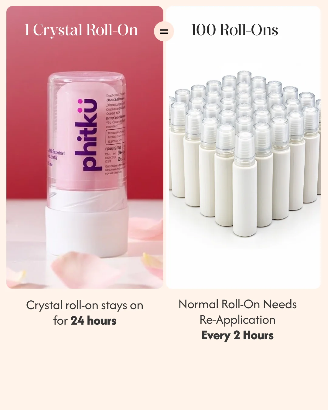 Alum Infused Crystal Roll-On Stick - Rose - Image 6