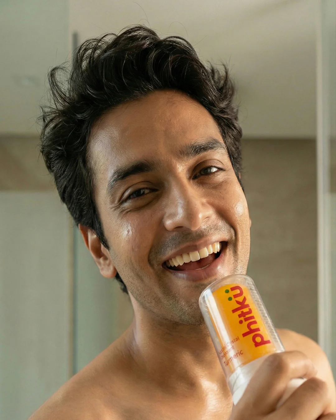 Alum Infused Crystal Roll-On Stick - Turmeric - Image 6