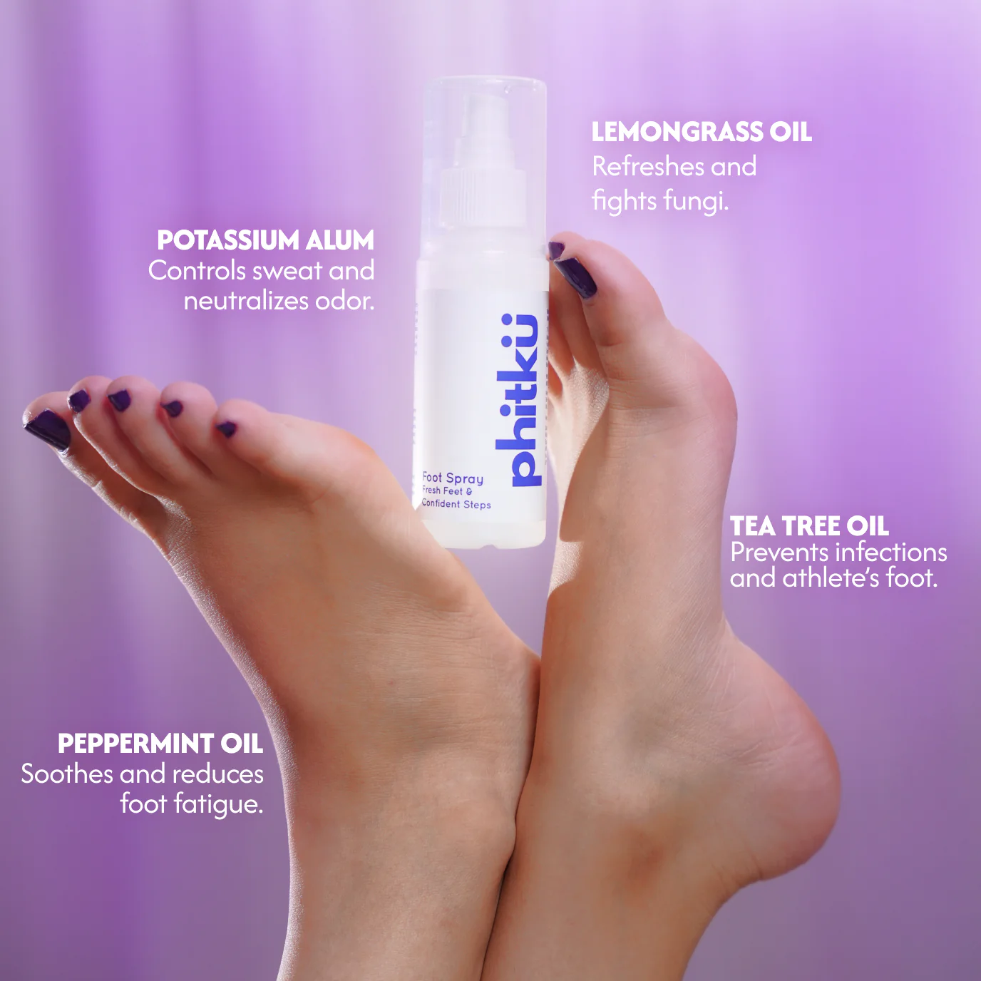 Alum Infused Phitku Foot Spray - Image 4
